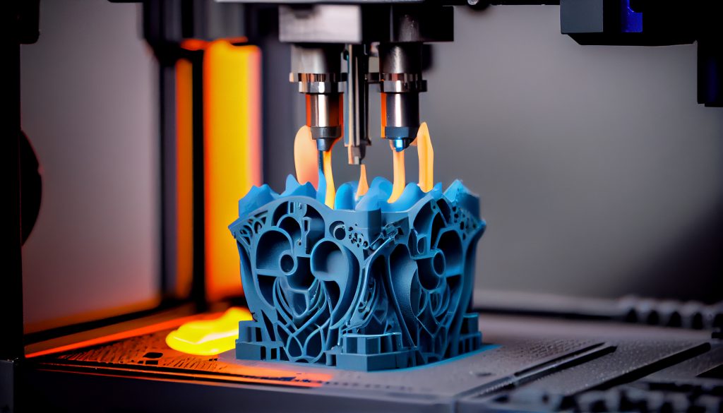 3D printing in precision machining.