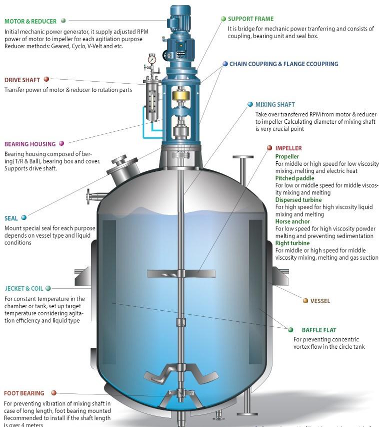 Components of an Agitator