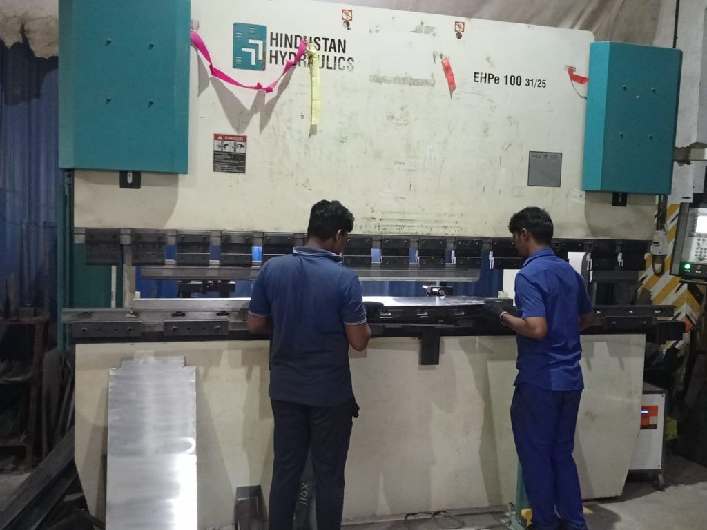 CNC Bending and cutting machine at cleantek