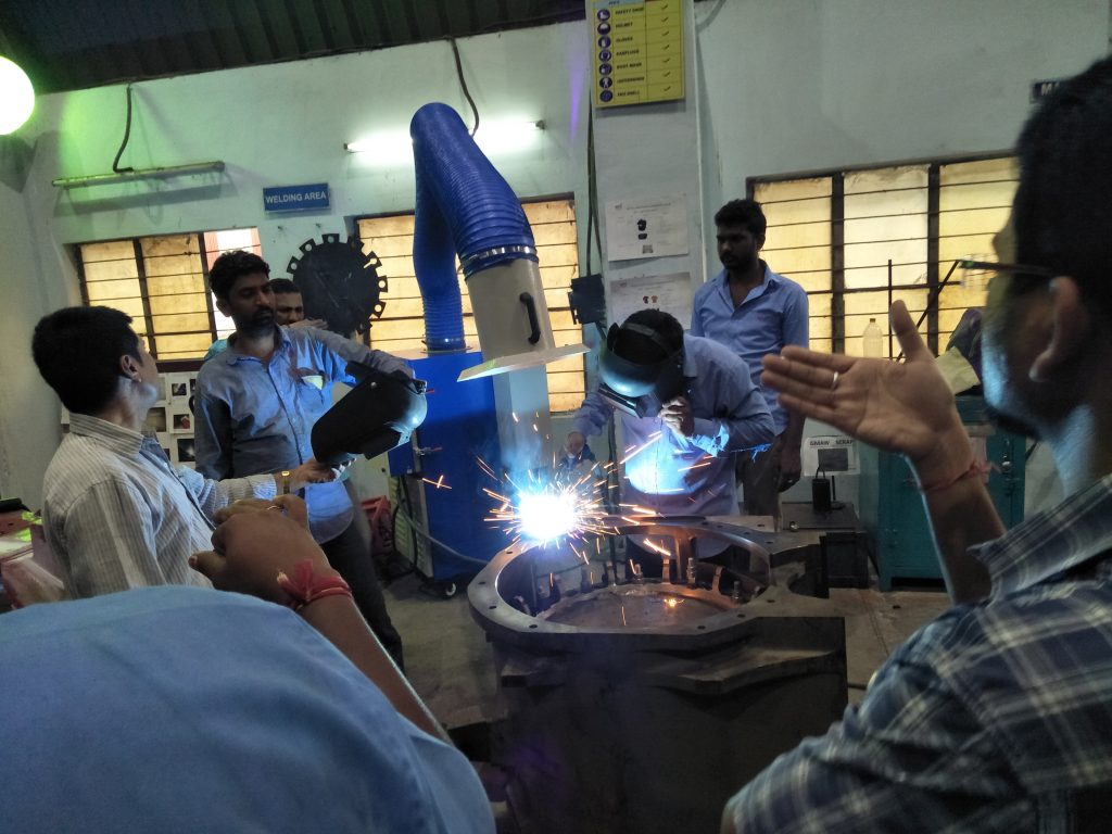 Welding at cleantek