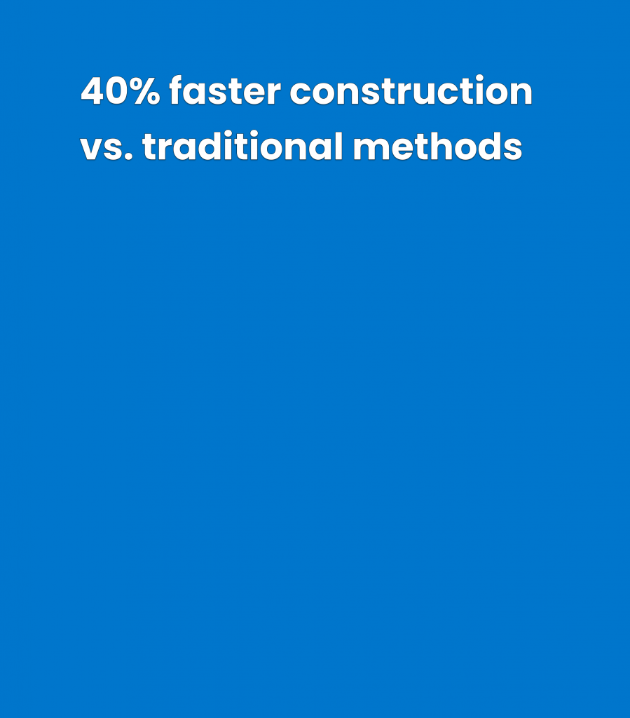 quick assembly -advantages of peb