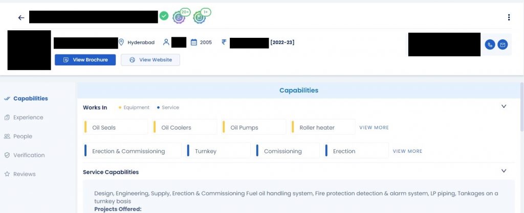 Vendor profile - trends in procurement manufacturing