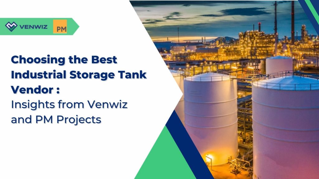 Choosing the best industrial storage tank vendor focus image